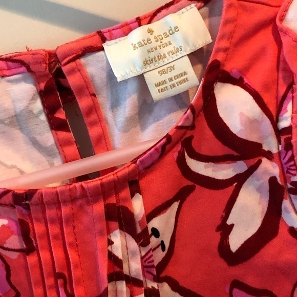 Kate Spade New York Lily Floral Girls Dress Size 3 - Picture 6 of 15